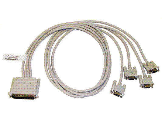 76000008 CABLE 4 PORT DB25 I/O (MALE)