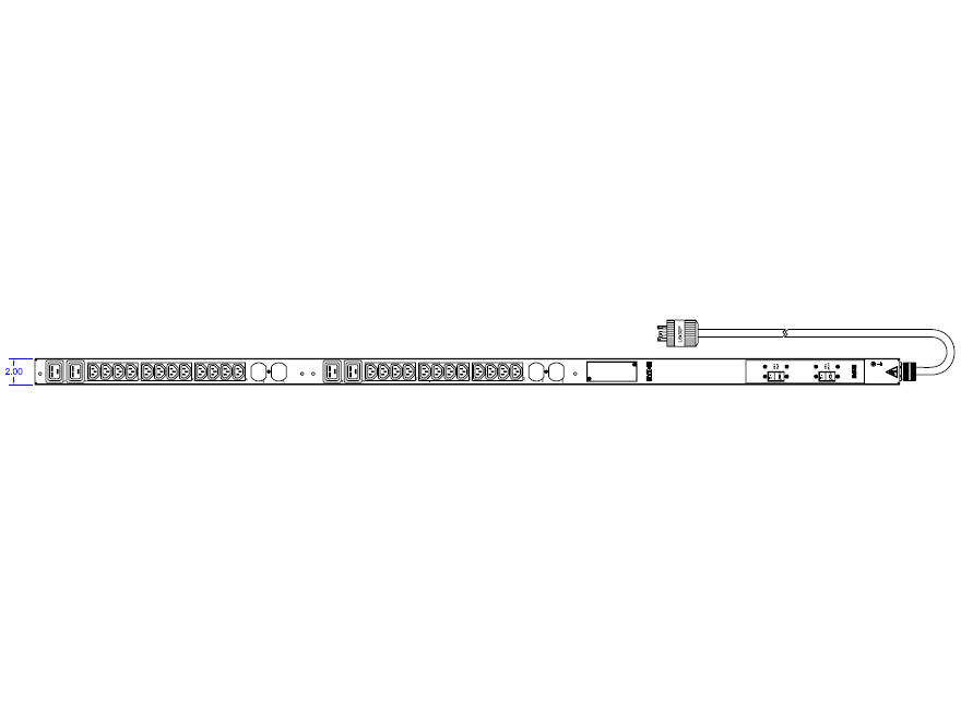 PW105BA0U239 NESS-EPDU 4.99VA BA 0U L6-30 IN IEC320 EPDU BASIC L6-30P 24 C13 4 C19