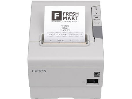 C31CA85141 TM-T88V,WHT,SER+USB IFC,W/NO PS,TRAD CH T88V S01 + USB ECW PS-180 NOT INCL MULTILING TRAD CHINESE TM-T88V - Receipt Printer - Monochrome - Thermal line - 11.8in/second (300mm) graphics and text; 2.4in/second for ladder and 2D barcodes - Serial EPSON, DISCONTINUED, NO REPLACEMENT, TM-T88V, THER