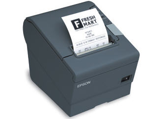 C31CA85325 TM-T88V GRY ENET IFC W/PS-180-343 TM-T88V Thermal Receipt Printer (USB and Ethernet E02, Energy Star with PS180) - Color: Dark Gray EPSON TM-T88V PRINTER ETHERNET BLACK (W/PS) TM-T88V,EDG,ENET IFC,W/PS-180-343 Receipt Printer - Monochrome - Thermal line -11.8in/second (300mm) graphics and text; 2.4in/second for ladder and 2D barcodes TM-T88V-325 ENET EDG PWR ENERGY STAR