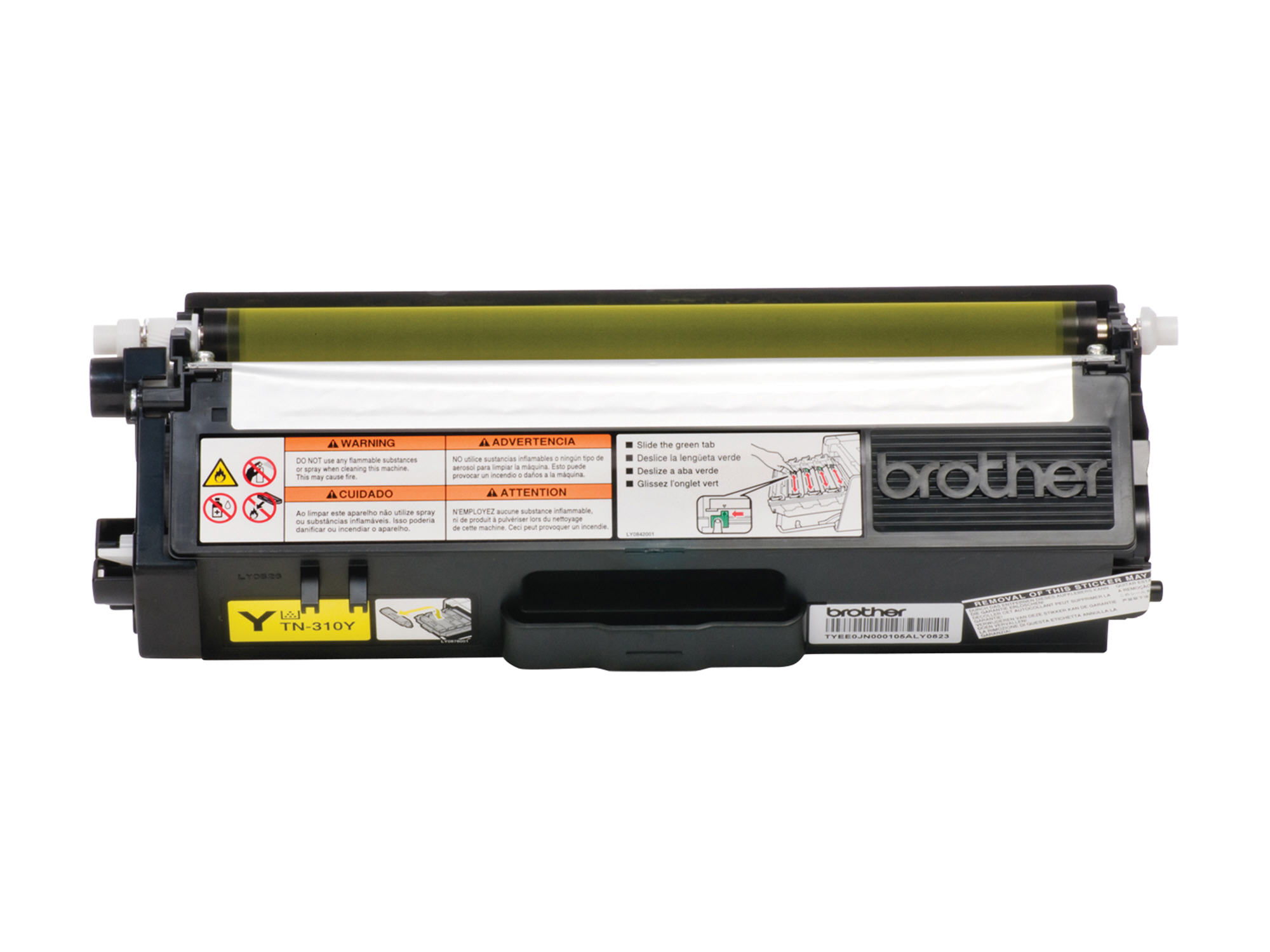 TN310Y TONER CARTRIDGE - YELLOW YELLOW TONER CARTRIDGE FOR HL4150CDN HL4570CDW HL4570CDWT Yellow Toner Cartridge (yields approx. 1,500 pages in accordance with ISO/IEC 19798 on letter/A4 size paper) Yellow Toner Cartridge (yields approx. 1,500 pages in accordance with ISO/IEC 19798 on letter/A4 size paper),DCP-9050CDN, DCP-9055CDN, DCP-9270CDN, HL-4140CN, H Yellow Toner Cartridge (yields approx. 1,500 pages),Compatible Brother models: DCP-9050CDN, DCP-9055CDN, DCP-9270CDN, HL-4140CN, HL-4150CDN, HL-4570CDW, HL-4570