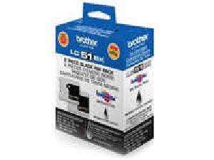 LC512PKS-K QTY 4: LC51 INK CARTRIDGES - BLK 2 PKS