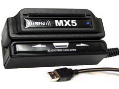 MX53-M2-SC-USB-BLK USB RFID READ/WRITE13.56MHZ 3TRK MAG BLK