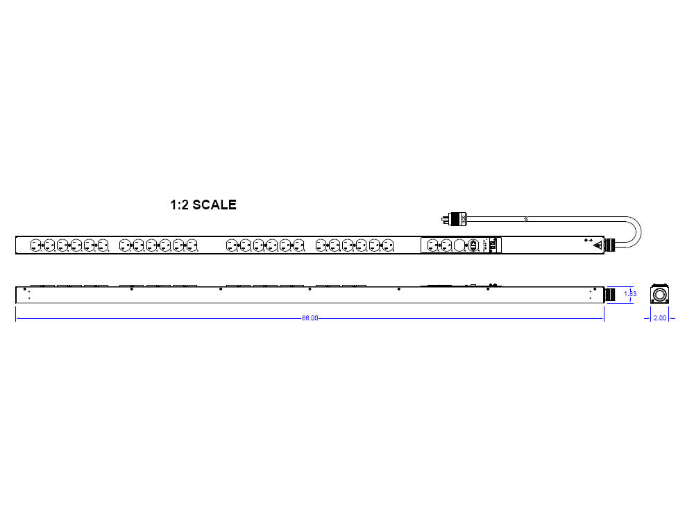 PW102MI0U234 NESS-EPDU MI 0U 5-20 IN / 5-20 24