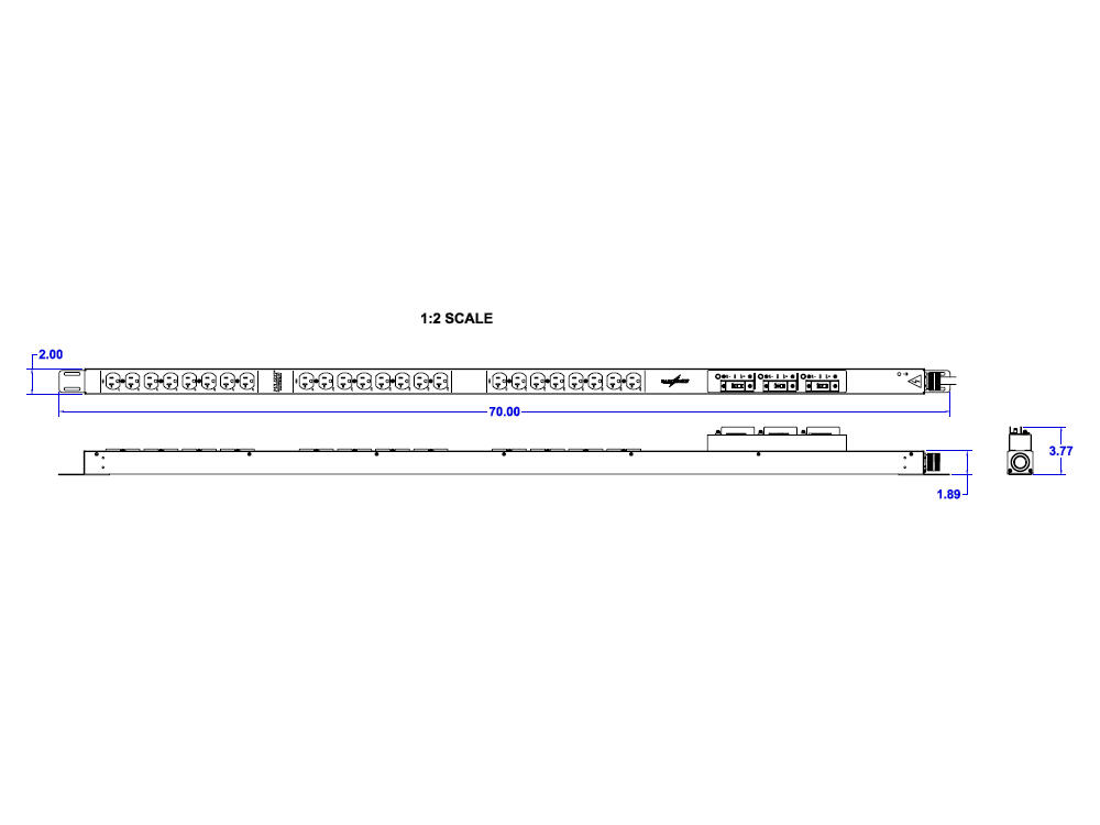 PW309BA0U409 NESS-EPDU BA 0U L21-30 IN5-20 24 EPDU BASIC L21-30P 24 5-20R