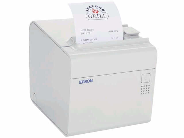 C390024 4POS THERMAL PNTR  ANK WPS-180 AC CORD TM-T90 Thermal Receipt Printer (2-Color, Serial Interface and PS180 Power Supply ) - Color: Dark Gray EPSON, TM-T90-024, THERMAL RECEIPT PRINTER, SERIAL, EPSON DARK GRAY, 2 COLOR CAPABLE, POWER SUPPLY INCLUDED TMT90-024 1.0 STN THERMAL PRINTER EDG SER 2-CLR/AC W/PS