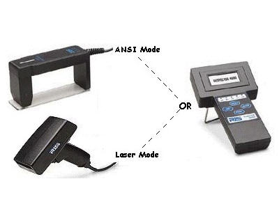 002-7848 INSPECTOR D4000 3/6/10/20 APERTURE& LASR Inspector Model D4000 Dual-Mode Portable Bar Code Verifier (with 3-, 6-, 10-, and 20-mil Aperture and Laser)