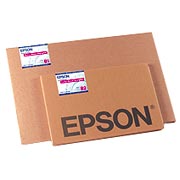 S041237 PAPER-POSTERBOARD SEMI-GLOSS 20.25X28.7 Epson Posterboard Semi-Gloss Compatible with Epson Stylus Pro 7000 and Stylus Pro 9000 EPSON POSTERBOARD SEMI-GLOSS 20.25IN X 28.7IN 10 SHEETS DYE ONLY