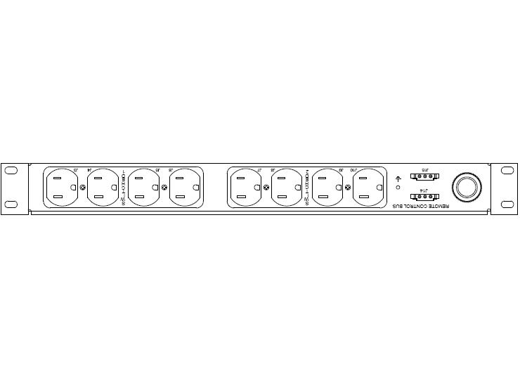 TPC115-10A EPDURE1U 5-15IN/5-15R10Out 9Cord1.44KW