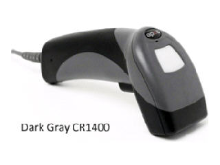 CR1421-PKU-F1 CR1400 DARK GRY 6FT USB CBL STAND CODE, CR1400, BAR CODE READER, USB 6FT STRAIGHT CABLE, STAND, DARK GRAY