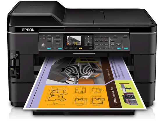 C11CB58201 WORKFORCE WF-7520 WIDE-FORMAT ALL-IN-ONE WORKFORCE 7520 CLR INKJET P/S/C/F FB ADF USB 2.0 WL 5760X1440