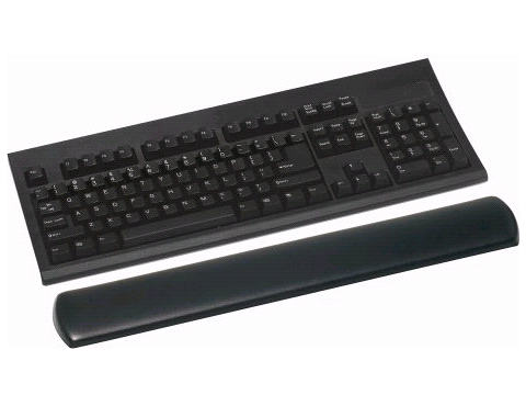 WR340LE EXTRA LONG FOR KEYBOARD AND MOUSE BLK GEL WRIST REST FOR KEYBOARD AND MOUSE 2.5INX25INX0.75IN Gel Wrist Rest WR340LE, Extra Long for Keyboard and Mouse, with Antimicrobial Product Protection, Leatherette, Black, 2.5 in x 25.0 in x 0.75 in<br />BLK GEL WRIST REST FOR KEYBOARD NO RETURNS