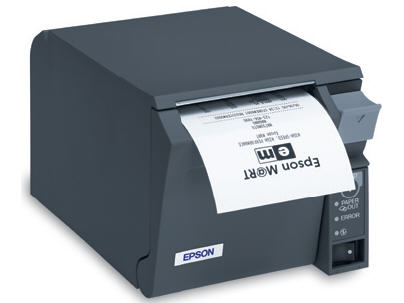 C31C637A8881 T70 R03 EDG INCL 881 TM-T70 Thermal Receipt Printer (Wireless 802.11b UB-R03, Power Supply) - Color: Dark Gray