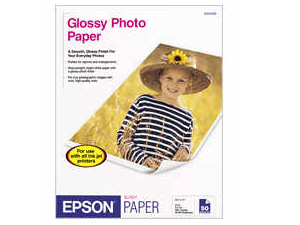 S042038 GLOSSY PHOTO PAPER (4X6)(100 CT) 4X6IN GLOSSY PHOTO PAPER 100 SHEETS EPSON PHOTO PAPER GLOSSY 4X6 SIZE 100 SHEETS
