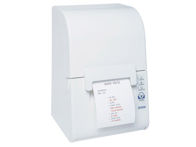 C31C391A8701 TM-U230 ETHERNET ECW COATED W/PS-180 TM-U230 Receipt Kitchen Printer (Ethernet, Coated Case and PS180) - Color: Cool White