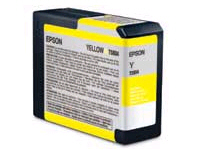 T580400 STYL PRO3800 YELLOW ULTRACHROME INK CART Ink Cartridge - Yellow - for Stylus Pro 3800 STYLUS PRO 3800 YELLOW ULTRACHROME INK CARTRIDGE (80 ML)