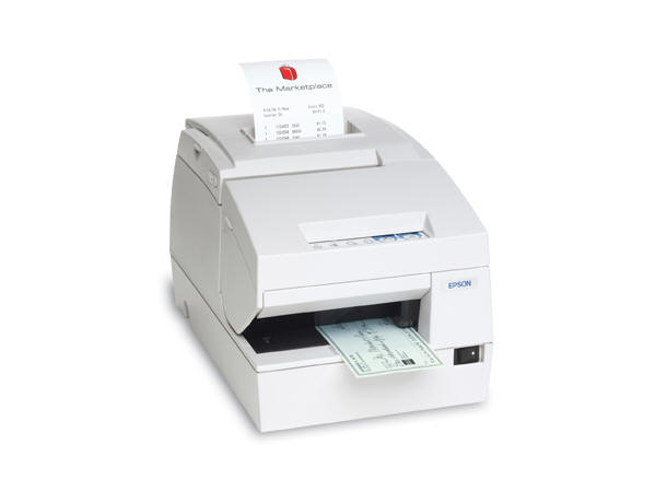 C31C625A8891 TM-H6000III ECW W/UB-S01 SER IFC CRD TM-H6000III Multifunction Printer (Serial Interface, Validation and No MICR/Endorsement - Requires PS180) - Color: Cool White EPSON TM-H6000III HYBRID THERMAL RCPT & DOT MATRIX PRINTER SERIAL COOL WHITE NO MICR H6000III S01 ECW PS-180 NOT INCL NOMICR NOEND DROPINVAL