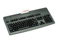 G818000LPAUS2 BLACK, PS2, 3 TRACK, 43 PROG KEYS G81-8000 Advanced Performance Keyboard (Full-Size 104-Key, PS/2, 3-Track MSR, 6 and 9 Pin BC Port and 43 Programmable - MOQ. 10) - Color: Black G81-8000 Keyboard, Black, PS2, w/ 3 Track MSR, 2 barcode ports, US 104 layout. M ech. switches, laser etched, 43 prog. keys. Cherry Tools Config SW, UPOS. CHERRY, G81-8000, KEYBOARD, 104 KEY, BLACK, KEYBOARD, 3 TRACK MSR, PS2, BARCODE PORT, LASER ETCH KEYS BLK PS2 KBD W/ 3TRK MSR BARCODE 43 PROG SOFTWARE