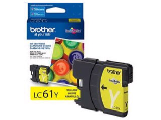 LC61YS LC61YS CART YIELD 325 YELLOW Brother LC61YS Yellow Ink Cartridge: Product details LC61YS YELLOW INK CARTRIDGE FOR MFC6490CW