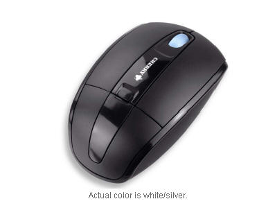 MT3030W PASSENGER WIRELES TRAVELLER MOUSE 27MHZ Wireless Travel Mouse (27MHz, Symm. 1000 dpi, 3 Button, USB Con) - Color: Silver Mouse - Optical - 1000 dpi - 3 - Wireless - USB - Sliver/White CHERRY, ACCESSORY, MOUSE, WIRELESS, SYMMETRICAL, 27MHZ, WHITE/SILVER, USB