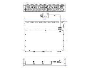 PW306MI2U166 208V 2U20A 5.76KVA L21-20 INPUT 9CORD