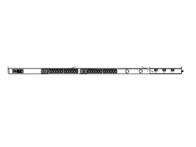 PW314MI0U173 208V/50A 14.4KVA CS8365 INPUT 10CORD