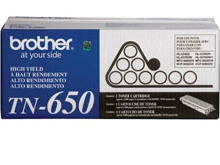 TN650 TONER CARTRIDGE HIGH YIELD Toner cartridge - 8000 pages TONER CARTRIDGE HIGH YIELD FOR MFC8000 SERIES & HL5300 SERIES CART TONER TN650  BLK HIGH YIELD<br />TONER CARTRIDGE HIGH YIELD FOR MFC8000 SERIES  HL5300 SERIES<br />TONER CARTRIDGE HIGH YIELD FOR MULTI 3MFC8000 SERIES  HL5300 SERIE