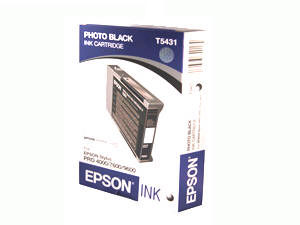 T543100 PHOTO BLACK INK CRTG PRO 4000/7600/9600 EPSON Photo Black UltraChrome Ink, 110 ml, Stylus Pro 7600/9600 PHOTO BLACK ULTRACHROME INK CART 110ML F/PRO 4000/7600/9600