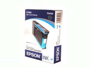 T543200 CYAN INK CRTG PRO 4000/7600/9600 110ML EPSON Cyan UltraChrome Ink, 110 ml, Stylus Pro 4000/7600/9600 CYAN ULTRACHROME INK CART 110ML STYLUS PRO 4000/7600/9600