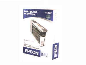 T543700 LIGHT BLACK INK CRTG PRO 4000/7600/9600 EPSON Light Black UltraChrome Ink, 110 ml, Stylus Pro 4000/7600/9600 LIGHT BLACK ULTRACHROME INK CART 110ML F/PRO 4000/7600/9600