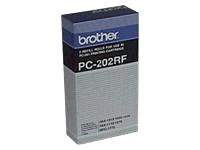 PC202RF MFC REFILL ROLLS FOR PC201 2-ROLLS FAX REFILL ROLLS 450 PGS X 2 ROLLS FOR PC201 PRINT CART Brother Print cartridge refill - 2 Black - 450 pg<br />FAX REFILL ROLLS 450 PGS X 2 MULTI 6 ROLLS FOR PC201 PRINT CART
