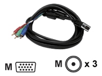 ELPKC19 CABLE-COMPONENT VIDEO 3.0M Component video cable - HD-15 (M) - RCA (M) - 10 ft /3.0M 3M COMPONENT VIDEO CABLE F/ POWERLITE 2/53/54C/61P/62C/70/71/