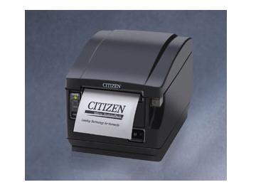 CT-S651S3UPUBKP THERM POS CT-S600 FRONT POWERED USB BK CT-S600 - Monochrome - Thermal - 300 mm/sec, 2400 dots lines/sec - USB - Black CITIZEN, THERMAL, 200MM, POWERED USB, BLACK, PNE, FRONT EXIT