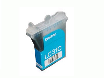 LC31C INKJET CARTRIDGE, CYAN Ink Cartridge - cyan - 400 pages at 5% coverage LC31C CYAN INK CART 400PG FAX 1820C/1920C/MFC3220/3320/3420/3820