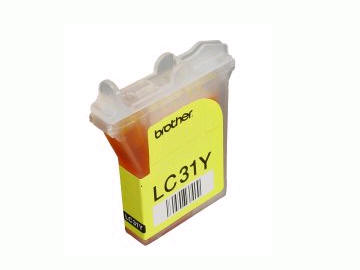 LC31Y LC31Y INKJET CART YELLOW Ink Cartridge - Yellow - 400 pages at 5% coverage LC31Y YELLOW INK CART 400PG FAX 1820C/1920C/MFC3220/3320/3420/3820