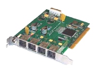 301-1150-01 PCI+ (PCI-4-PORT POWERED USB CARD Hubport/PCI+ (PCI to 4-port powered USB card; internally powered)
