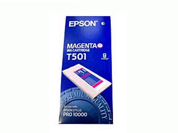 T501011 STYLUS PRO10000/10600 DYE MAGENTA INK Print cartridge (photo) - magenta - 500 ml - for Stylus Pro 10000 MAGENTA INK CARTRIDGE FOR SYLUS PRO 10000/10600 MAGENTA INK STYLUS PRO 10000/10600