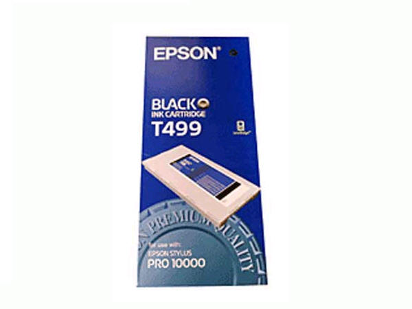 T499011 STYLUS PRO10000/10600 DYE BLACK INK Ink Cartridge - Black - for Sylus Pro 10000/10600 BLACK INK CARTRIDGE FOR SYLUS PRO 10000/10600
