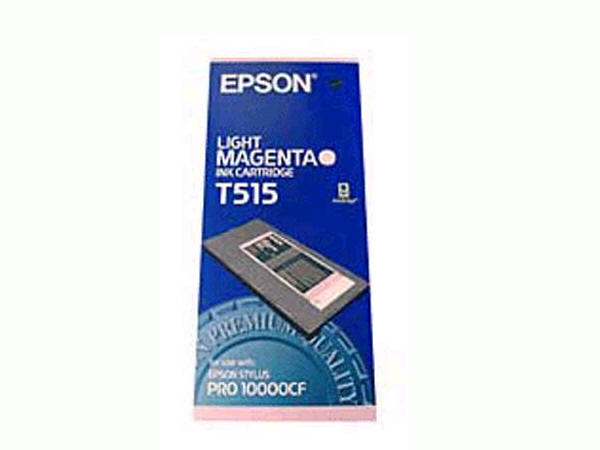 T515011 LIGHT MAGENTA INK CRTG PRO10000/10600 Ink Cartridge - Magenta - 500ml - for Epson Stylus Pro 10000CF LIGHT MAGENTA STYLUS PRO 10000/10600  COLOR INK CARTRIDGE LIGHT MAGENTA INK STYLUS PRO 10000/10600