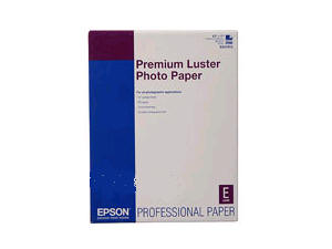 S041913 PAPER-PREM LUSTER PHOTO 8.5X11 250SH 250-SHEET 8.5X11 PREMIUM LUSTER PHOTO PAPER Epson Premium Luster Photo Paper for Inkjet - 8.5x11in (Letter) - 250 Sheets Ultra Premium Photo Paper Luster  8.5 X11 250 SHEETS BULK PACK