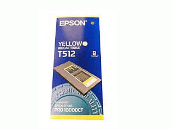 T512011 YELLOW INK CRTG STYLUS PRO 10000/10600 Print cartridge - Ink-jet - 1 x yellow - 500 ml YELLOW ARCHIVAL INK CART 500ML F/STYLUS PRO 10000/10600 YELLOW INK STYLUS PRO 10000/10600