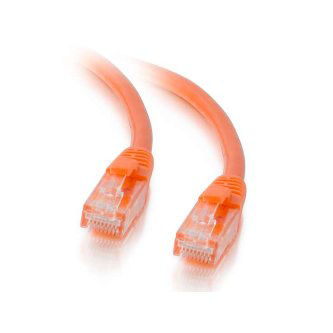 00457 50ft Cat5e Snagless Unshielded (UTP) Ethernet Network Patch Cable - Orange 50FT CAT5E ORANGE SNAGLESS PATCH CABLE<br />50FT CAT5E SNAGLESS UTP CABLE-ORG