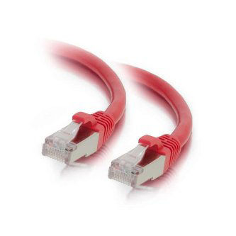 00848 7FT CAT6 SNAGLESS STP CABLE-RE D 7FT CAT6 RED SNAGLESS SHIELDED CABLE CAT6 Snagless STP Cable (7 Foot, Red) Cables to Go Data Cables 7FT CAT6 SNAGLESS STP CABLE-RED