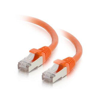 00876 1FT CAT6 SNAGLESS STP CABLE-OR G CAT6 Snagless STP Cable (1 Foot, Orange) Cables to Go Data Cables 1FT CAT6 SNAGLESS STP CABLE-ORG