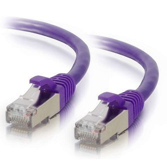 00906 10FT CAT6 SNAGLESS STP CABLE-PUR<br />10FT CAT6 PURPLE SNAGLESS SHIELDED NETWORK PATCH CABLE