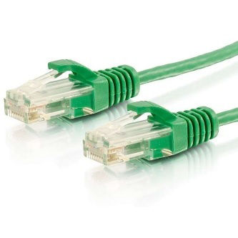 01161 3ft Cat6 Cable UTP Slim 28awg Green<br />3FT CAT6 GREEN SLIM UTP 28AWG CABLE