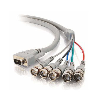 02561 6" DH15M TO 5-BNC MALE VIDEO CABLE BEIGE Cable (6 Feet, DH15M to 5-BNC Male Video Cable, Beige) Cables to Go Data Cables 6" DH15M TO 5-BNC MALE VIDEO CABLE                    BEIGE 6ft HD15M TO 5-BNC MALE VIDEO CBL