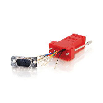 02949 RJ45 / DB9M NID ADAPTER RED RJ45/DB9M NID Adapter (Red) Cables to Go Data Cables RJ45"DB9M NID Adapter (Red) RJ45 / DB9M MOD ADPTR RED