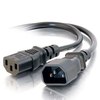 03143 10ft COMPUTER POWER CORD EXT<br />10FT IEC320C14 TO IEC320C13 COMP POWER EXTENSION CORD 18 AWG