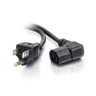 03152 6ft UNIVERSAL RIGHT ANGLE POWER CORD 6FT IEC320C13R TO NEMA 5-15P 18AWG UNIVERSAL RIGHT ANGLE CORD 6ft UNIVERSAL RIGHT ANGLE POWE R CORD 6ft UNIVERSAL RIGHT ANGLE      POWER CORD Power Cord (6 Feet, Universal Right Angle Power Cord) Cables to Go Data Cables